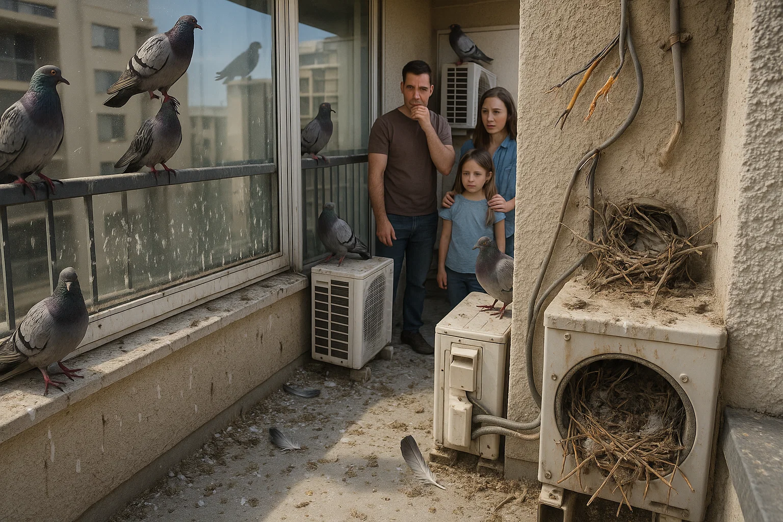 Read more about the article Why Birds Are a Problem for Apartments — Health, Hygiene and Property Damage